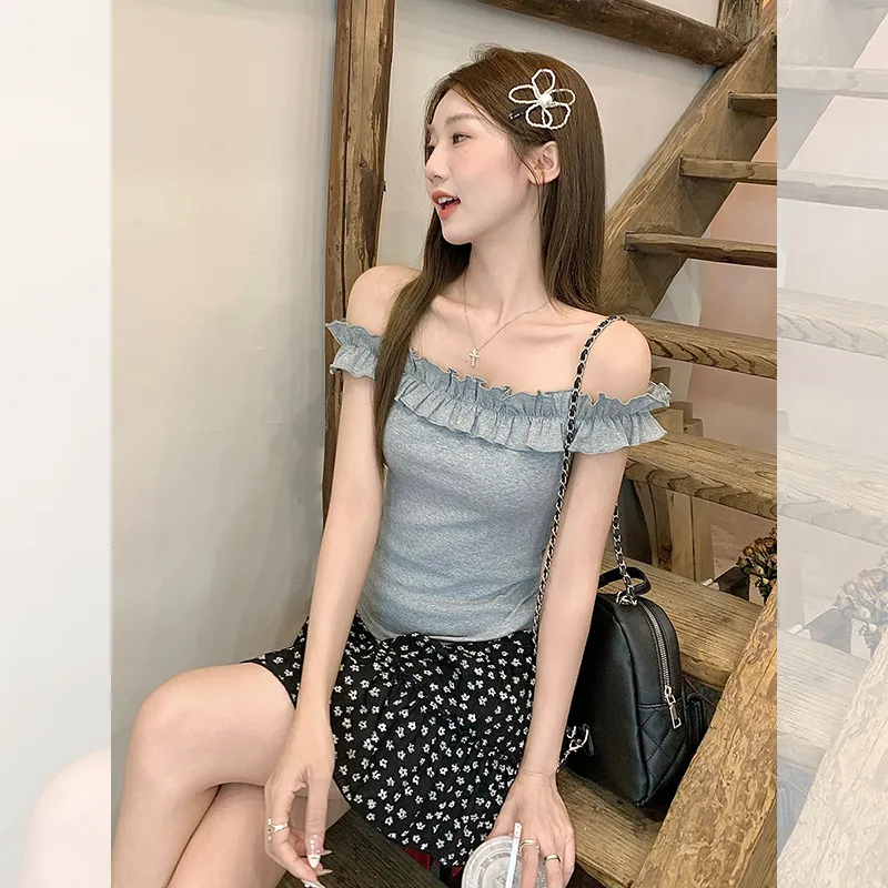 Princess Berdele Ruffle Sleeve T Shirt Women's-1