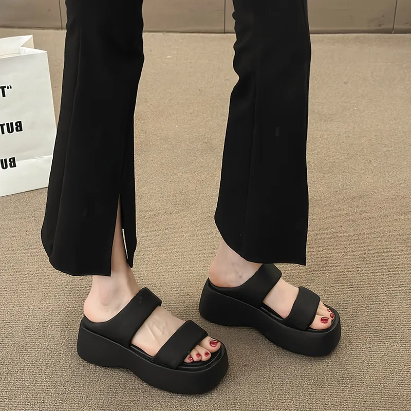 Luji Slip Resistant Antibacterial Slide Slippers Women's-14