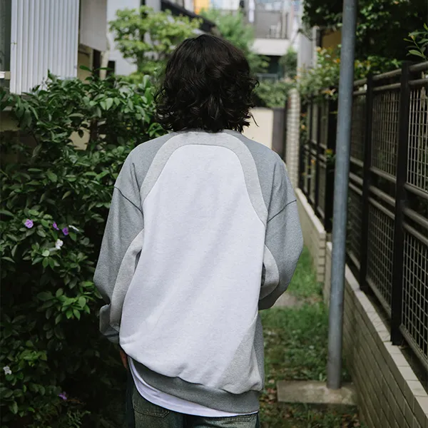 YOSHIYOYI Sweatshirt Unisex Gray-4