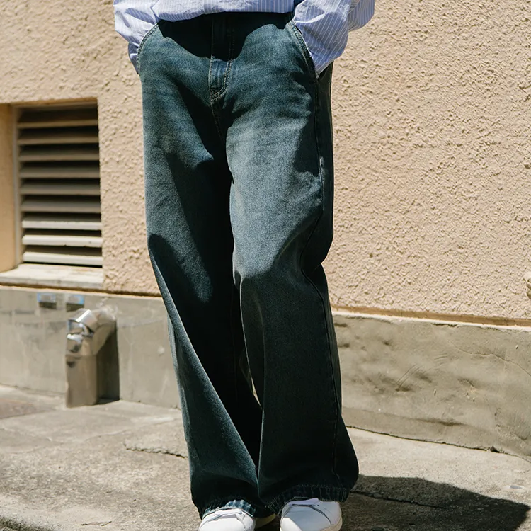 YOSHIYOYI Jeans Men Denim Blue-3