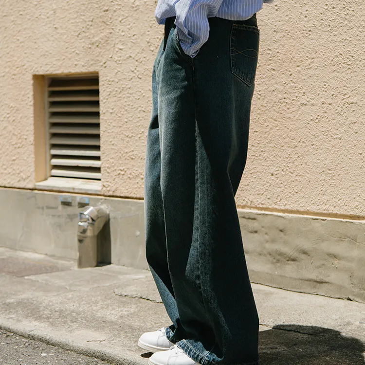 YOSHIYOYI Jeans Men Denim Blue-4