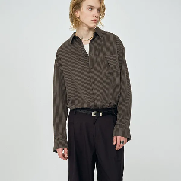 YOSHIYOYI Shirts Unisex Stripes-6