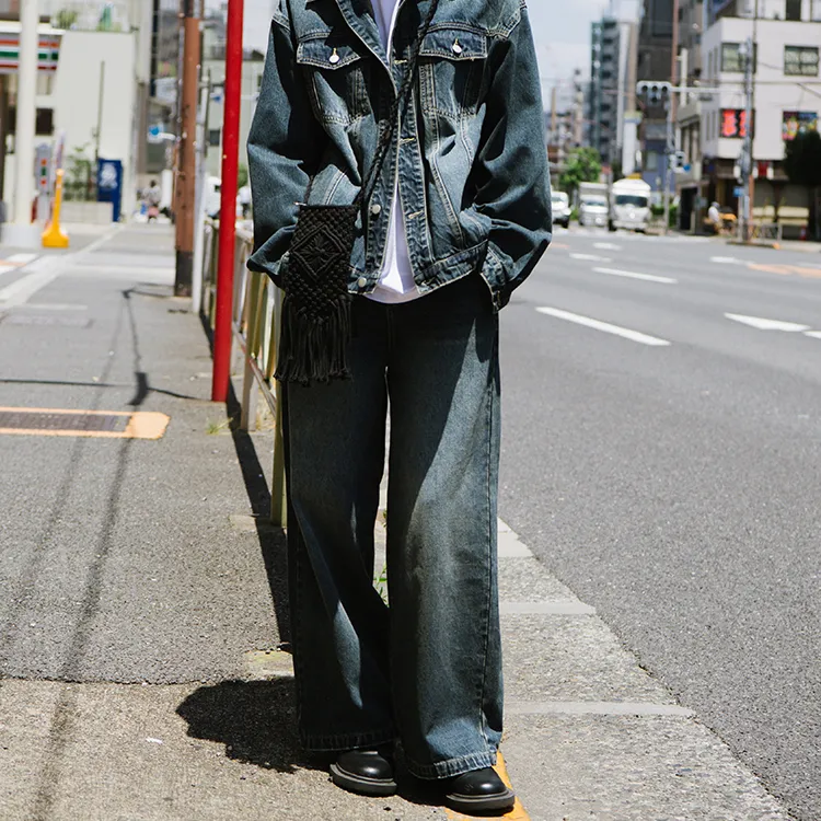 YOSHIYOYI Jeans Men Denim Blue-2