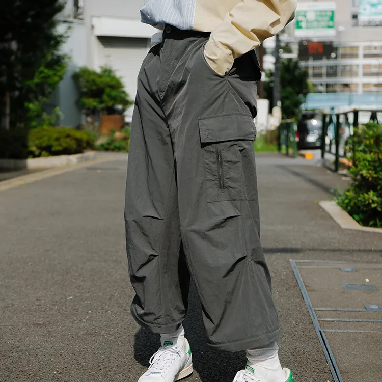 YOSHIYOYI Cargo Pants Men Dark Gray-3