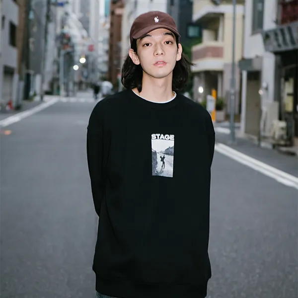 YOSHIYOYI Sweatshirt Unisex Black-2