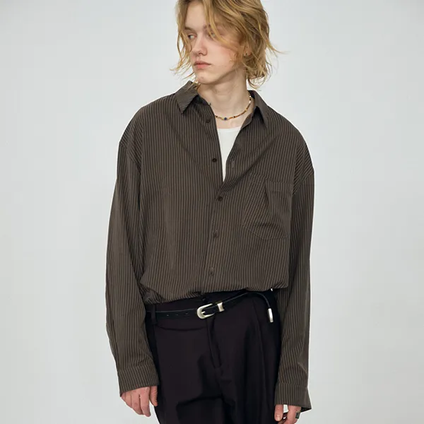 YOSHIYOYI Shirts Unisex Stripes-5