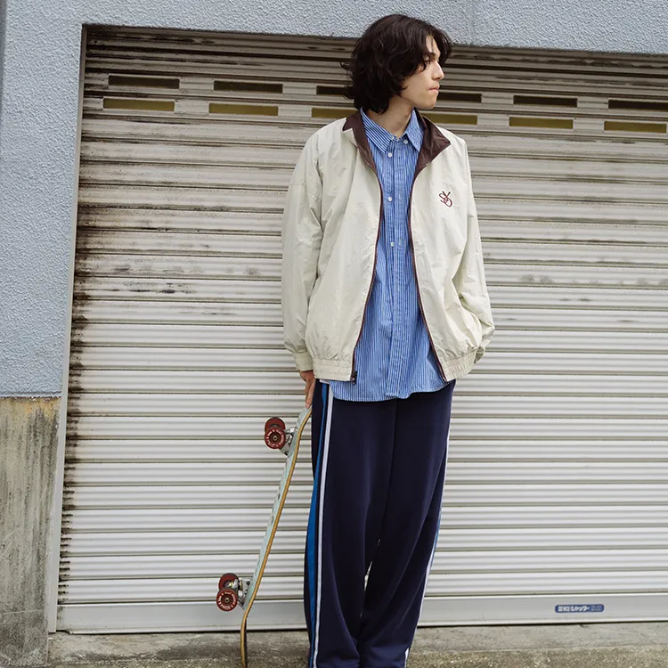 YOSHIYOYI Knitted Sweatpants Unisex Navy Blue-2