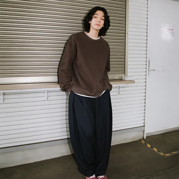 YOSHIYOYI Sweatshirt Unisex Chocolate-3