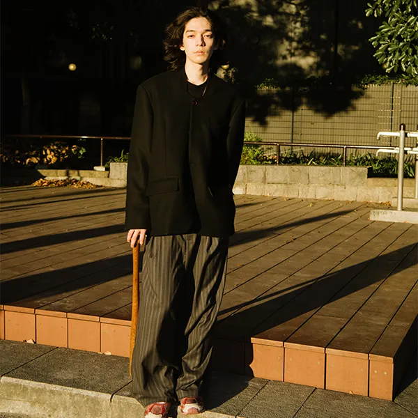 YOSHIYOYI Jackets Unisex Black-3