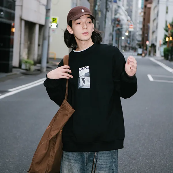 YOSHIYOYI Sweatshirt Unisex Black-5