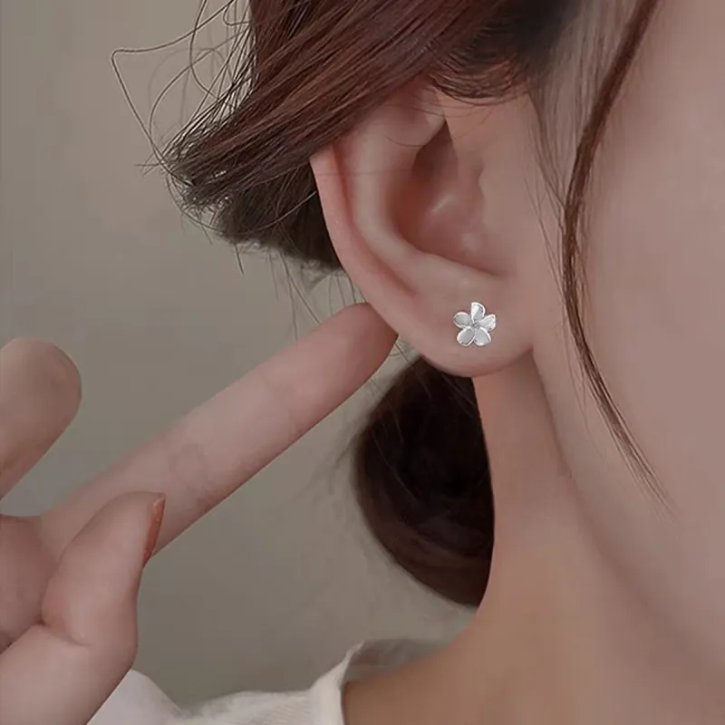 WEST ISLAND S 999 Fine Silver Stud Earrings Women's-3