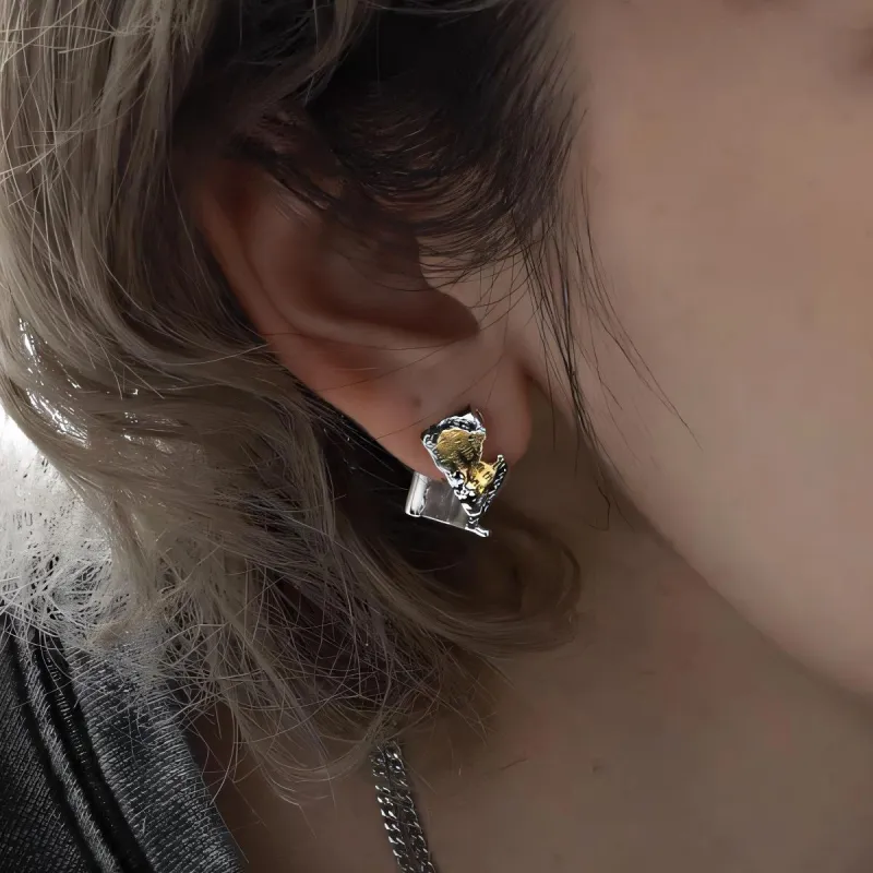 VAN GOGH Copper Earrings Unisex-1