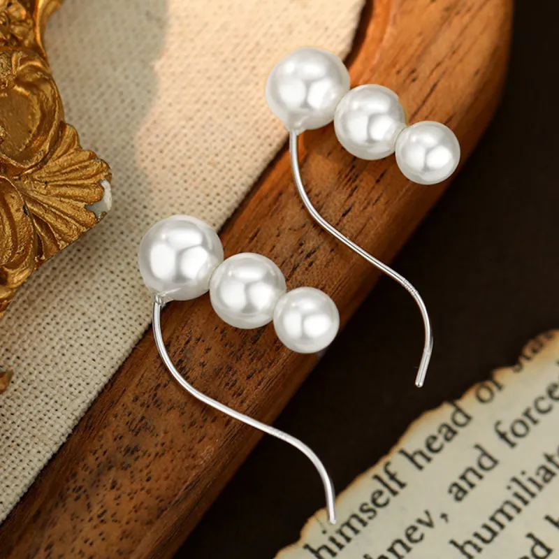 WEST ISLAND S925 Silver Earrings Women's-4
