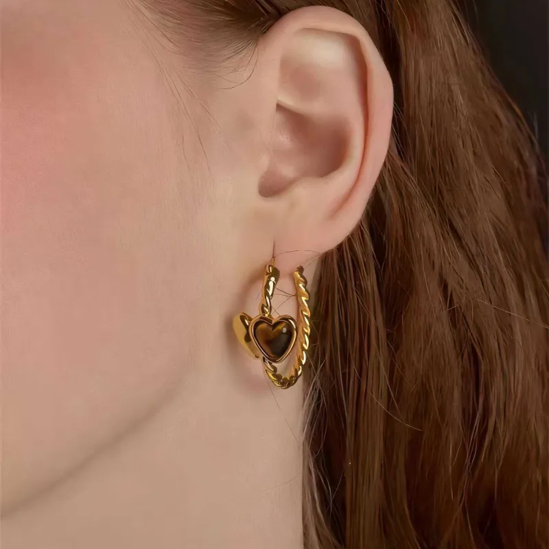 VAN GOGH Copper Earrings Women's-2