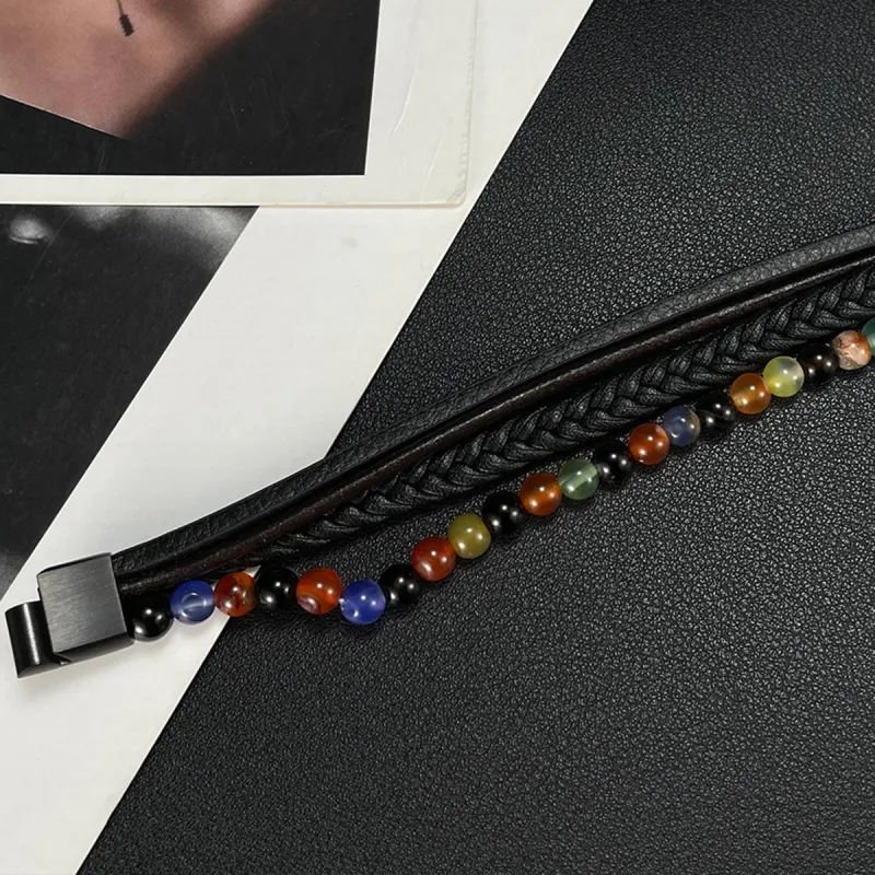 VAN GOGH Titanium Steel Bracelets Men's-2