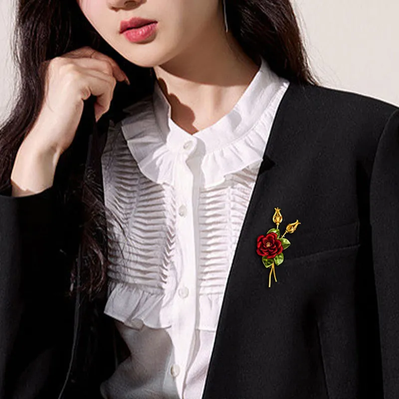 VAN GOGH Copper Brooches Unisex-3