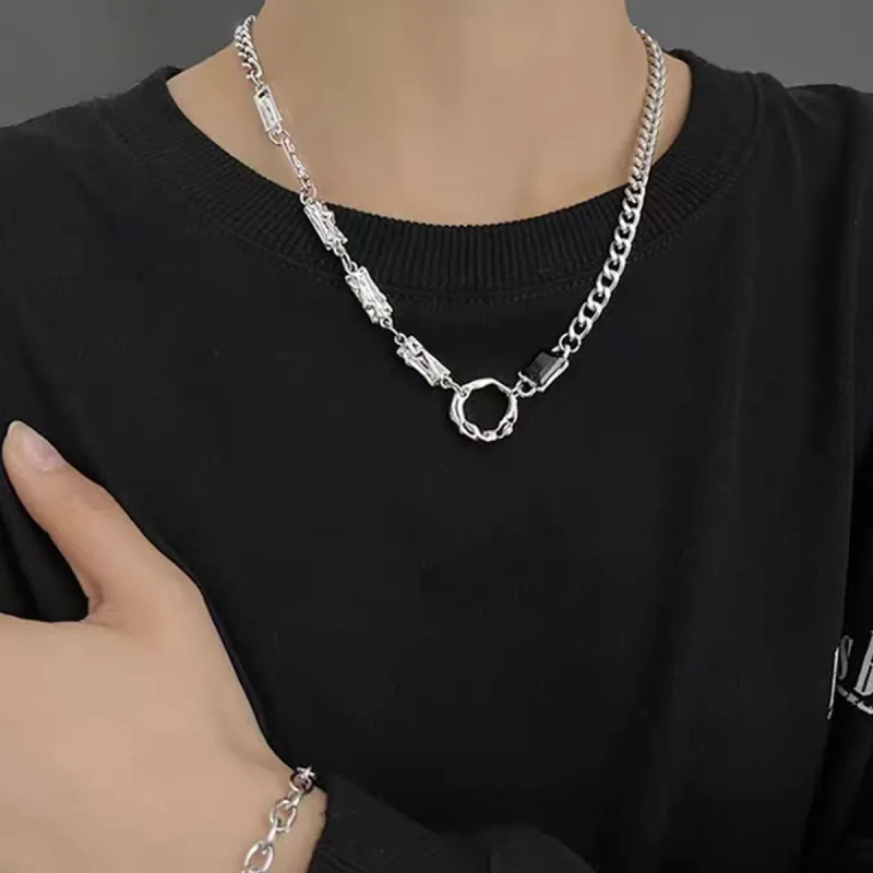 WEST ISLAND Titanium Steel Necklaces Unisex-2