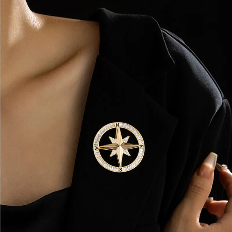 VAN GOGH Copper Brooches Unisex Gold-3