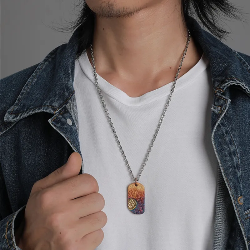 VAN GOGH Copper Necklaces Unisex-3