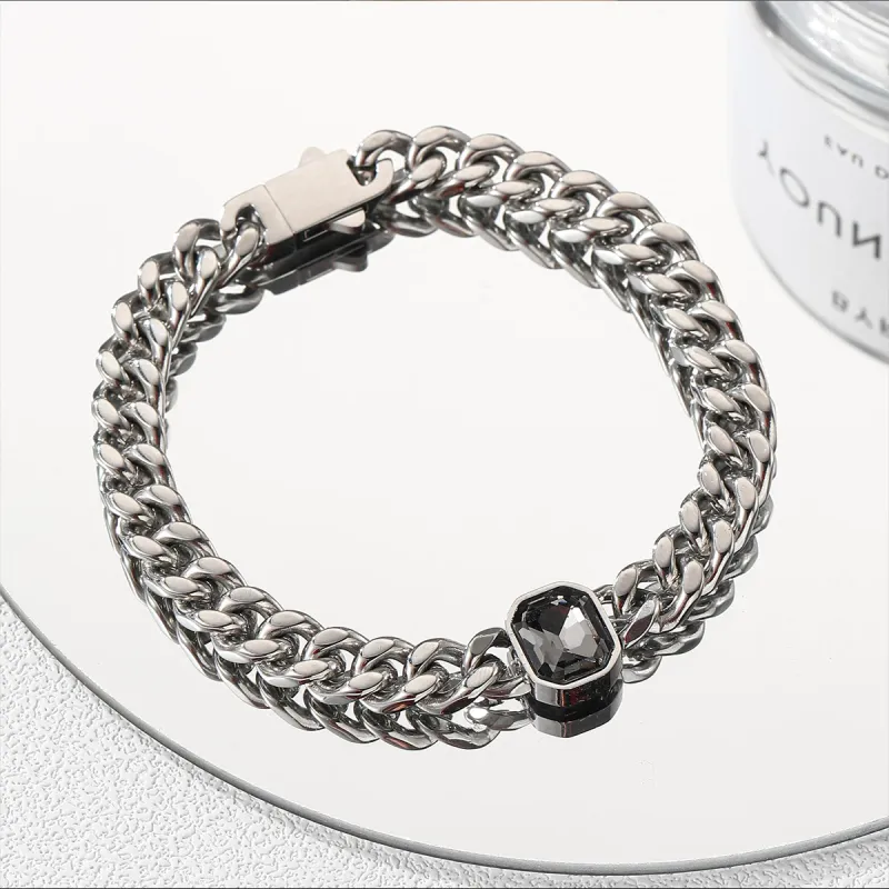 WEST ISLAND High Quality Eco Friendly Titanium Steel Bracelets Unisex-4