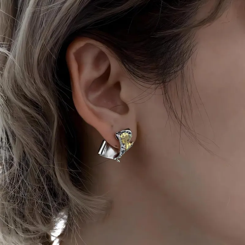 VAN GOGH Copper Earrings Unisex-2