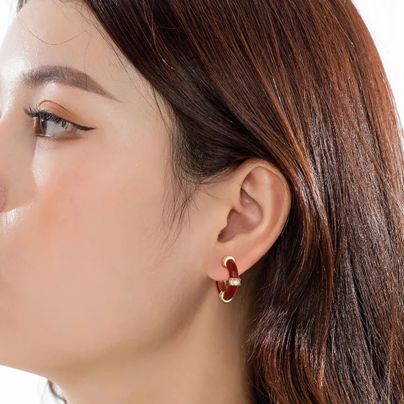 VAN GOGH Copper Earrings Women's-1
