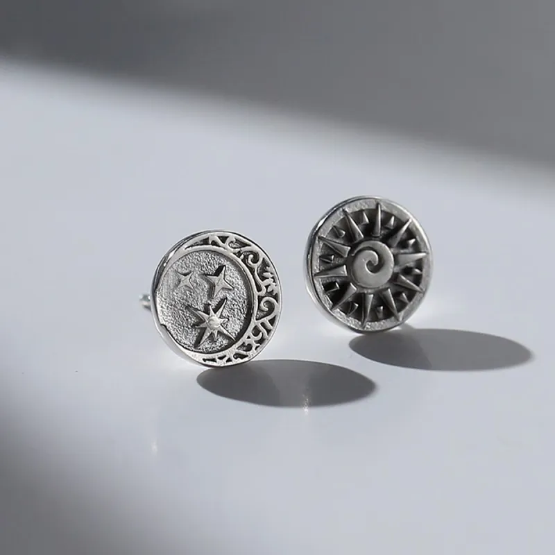 VAN GOGH Copper Stud Earrings Unisex-3