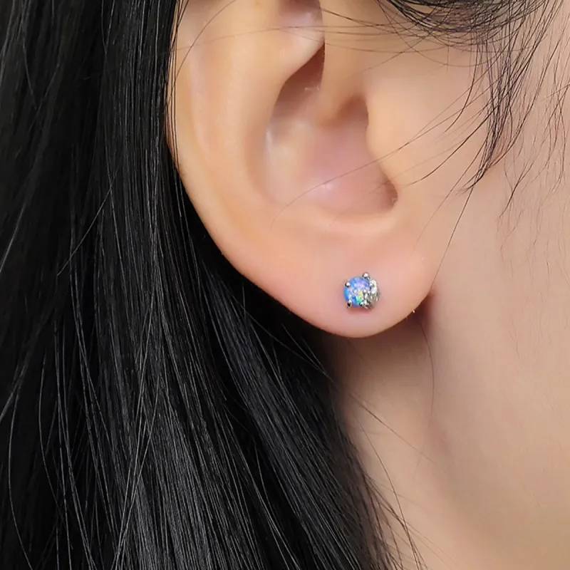 VAN GOGH S925 Silver Stud Earrings Women's-6