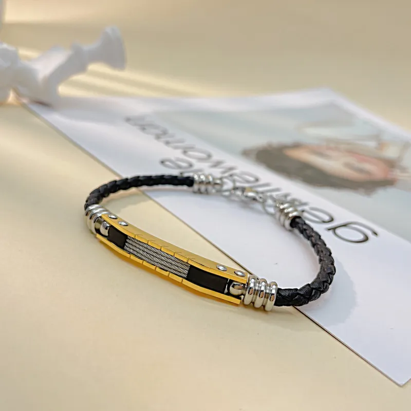 VAN GOGH Titanium Steel Bracelets Men's-5
