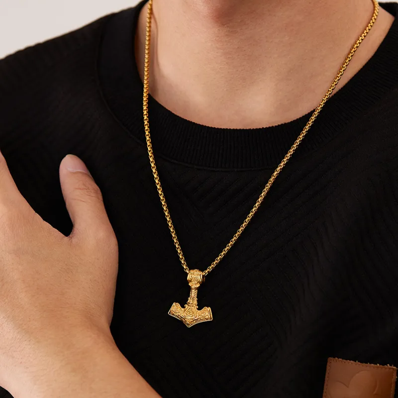 VAN GOGH Titanium Steel Necklaces Men's-7