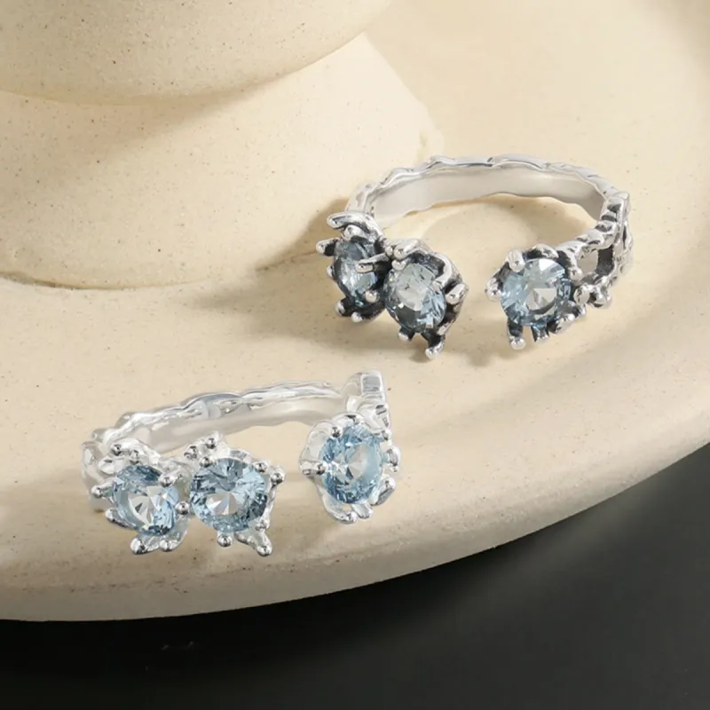 WEST ISLAND S925 Silver Rings Women's-3