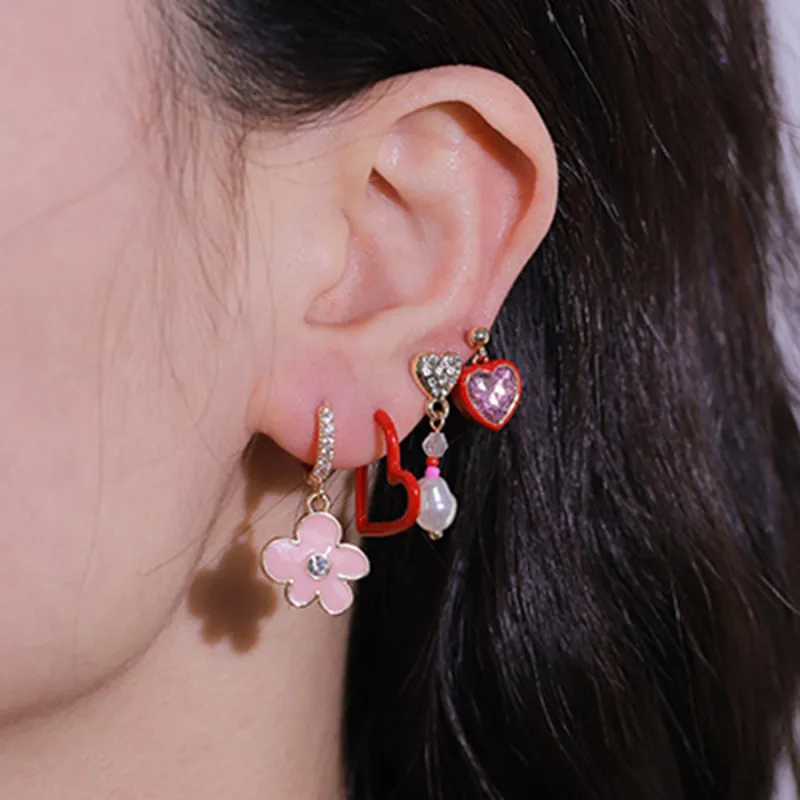 VAN GOGH Alloy Stud Earrings Women's-2