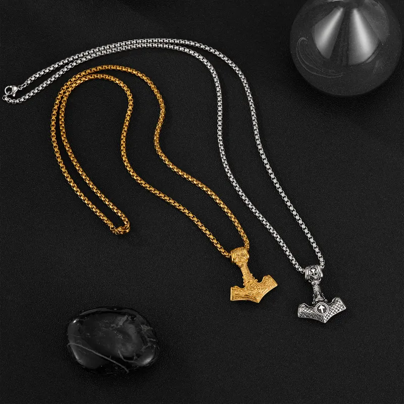 VAN GOGH Titanium Steel Necklaces Men's-4