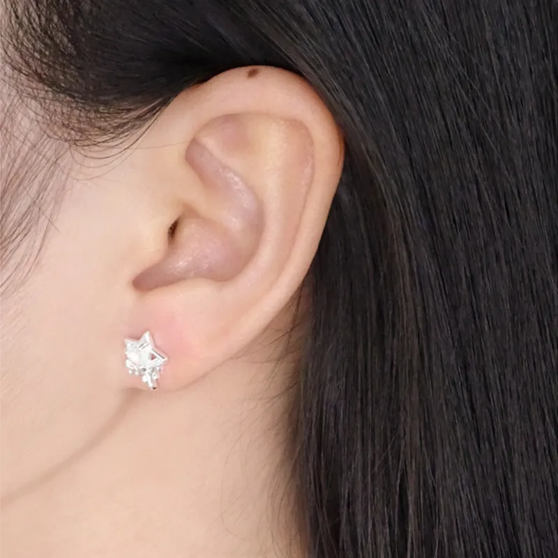 WEST ISLAND S925 Silver Stud Earrings Women's-3