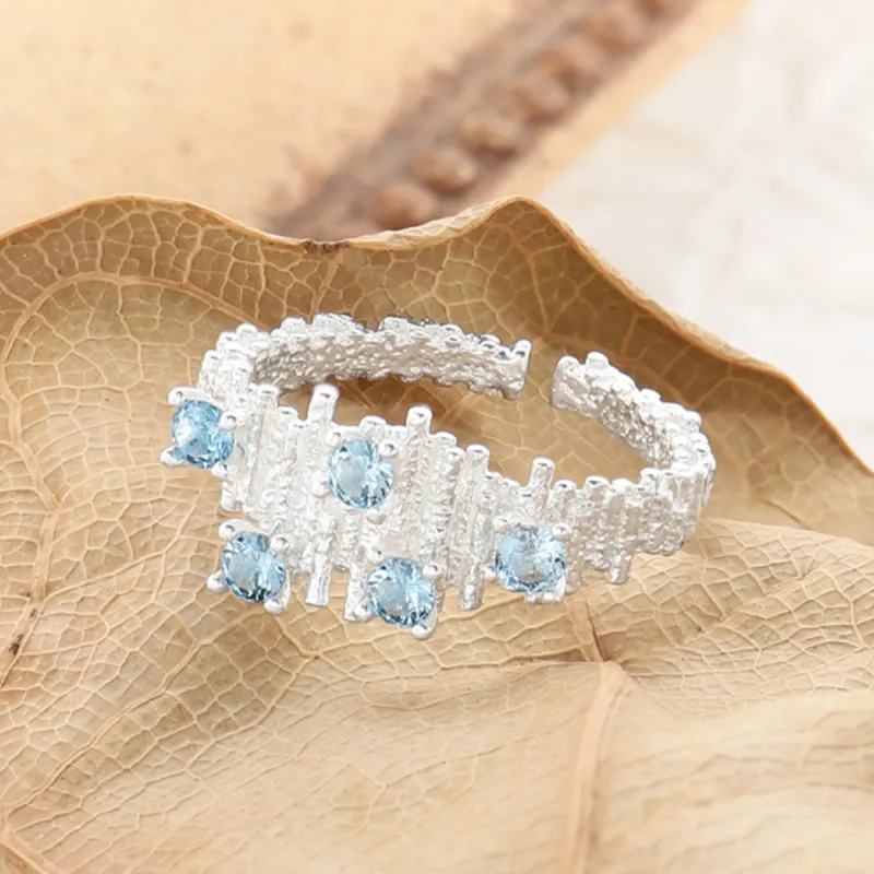 WEST ISLAND S925 Silver Rings Women's-4
