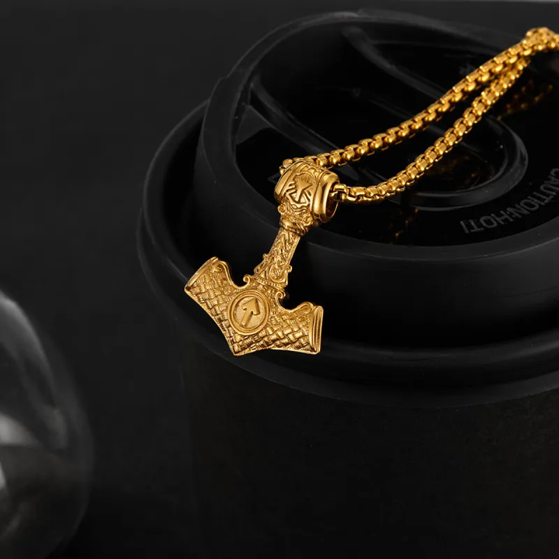VAN GOGH Titanium Steel Necklaces Men's-10