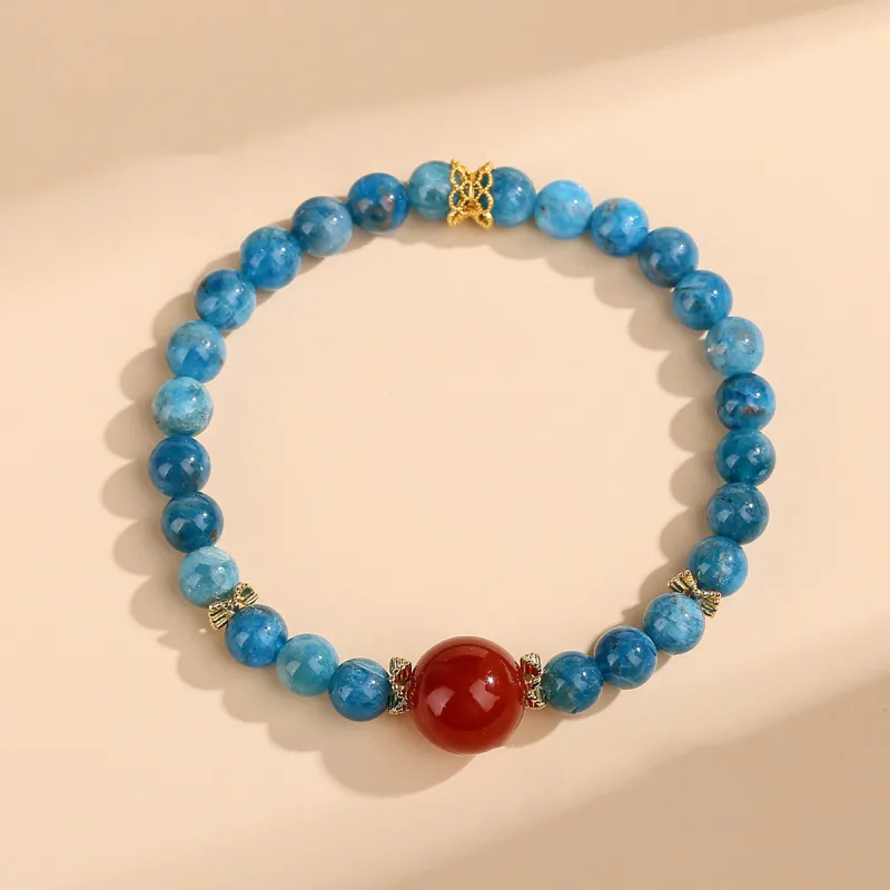 WEST ISLAND Apatite Bracelets Unisex-5