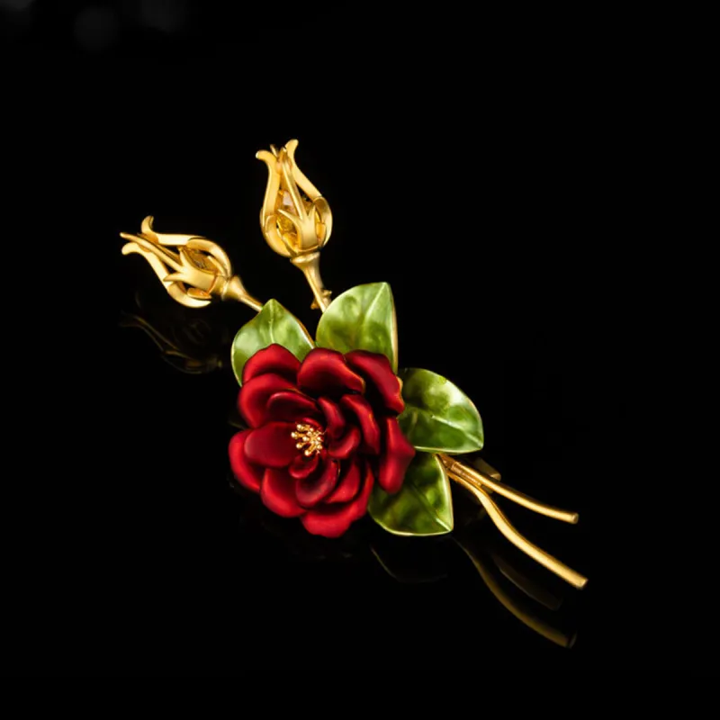 VAN GOGH Copper Brooches Unisex-4