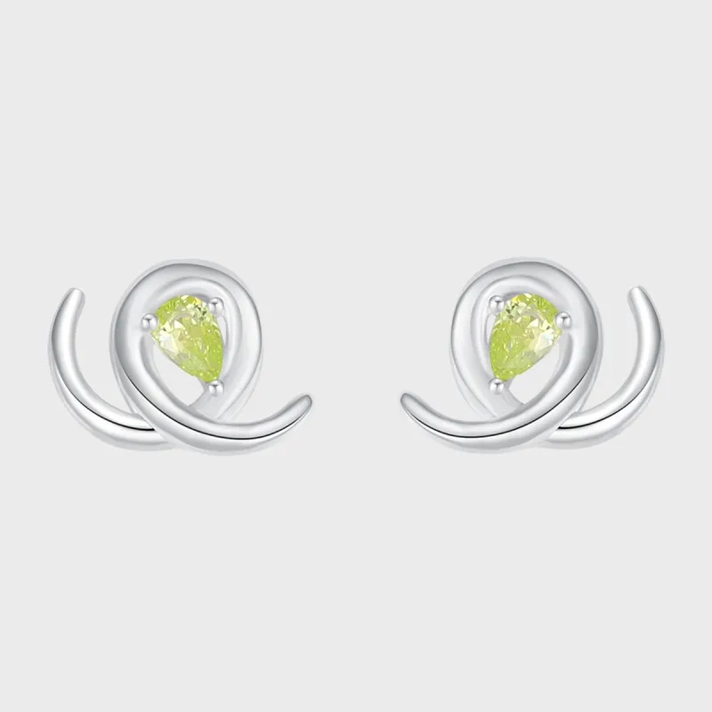 VAN GOGH 925 Sterling Silver Stud Earrings Women's-5