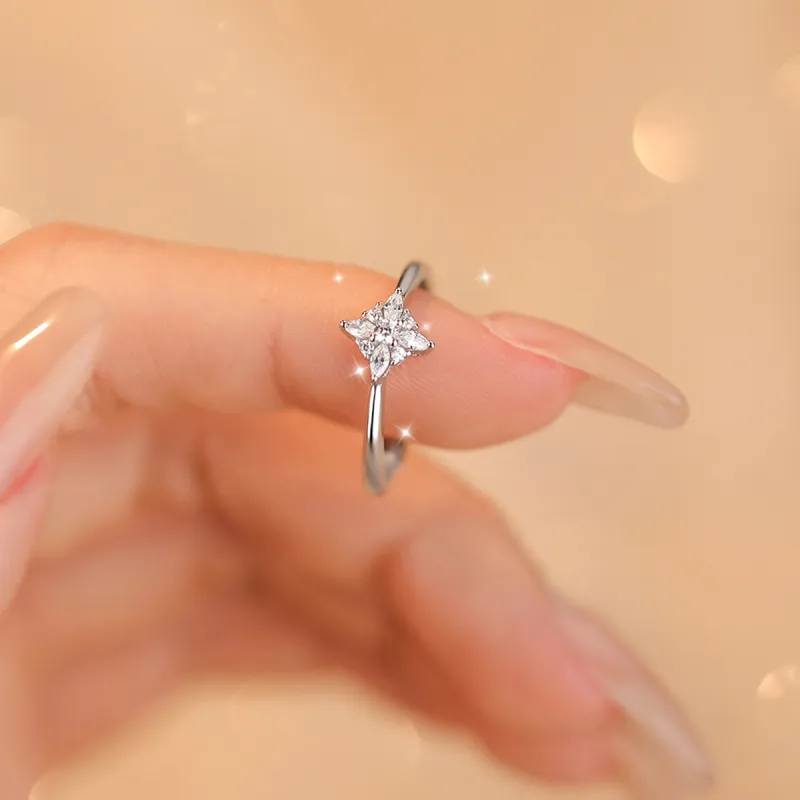 WEST ISLAND S925 Sterling Silver Rings Women's-4