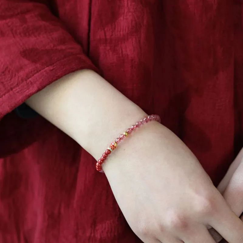 WEST ISLAND Reconstructed Cinnabar Bracelets Women's-1