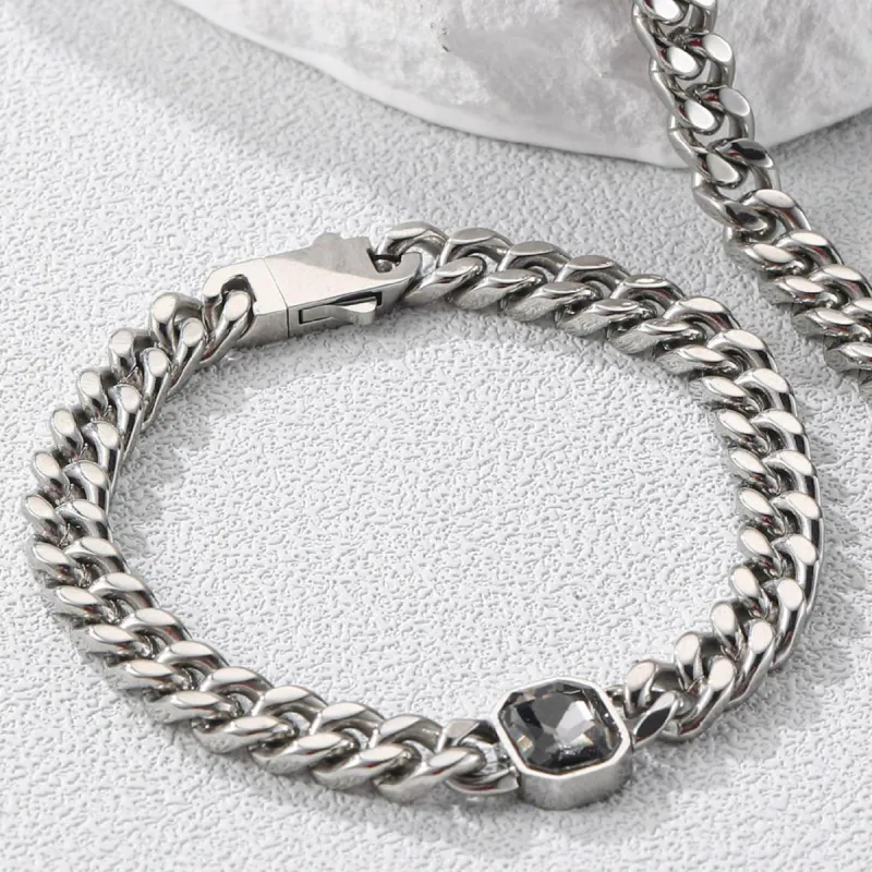WEST ISLAND High Quality Eco Friendly Titanium Steel Bracelets Unisex-3