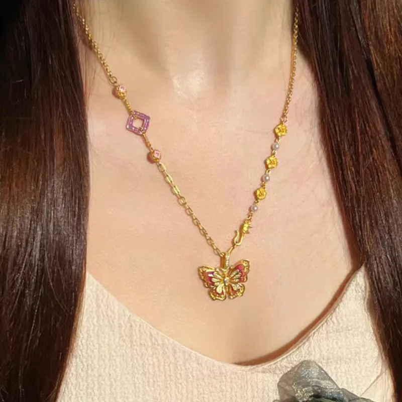 WEST ISLAND Copper Necklaces Women's-1