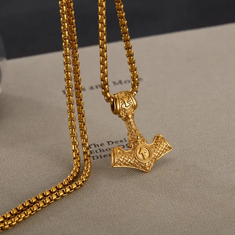 VAN GOGH Titanium Steel Necklaces Men's-8