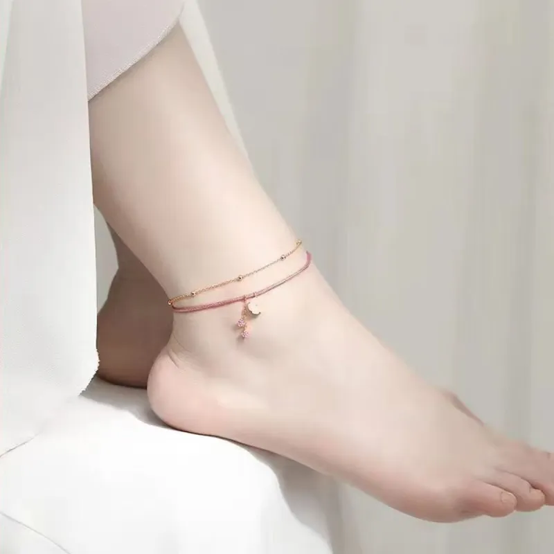 WEST ISLAND Copper Anklets Women's-2