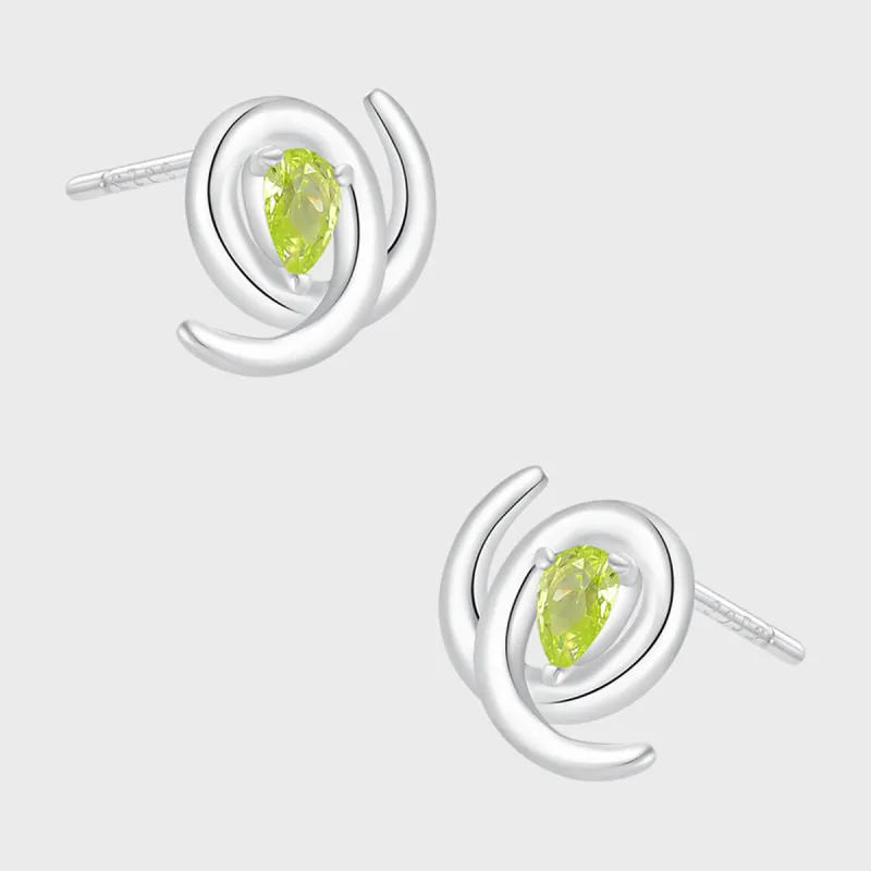 VAN GOGH 925 Sterling Silver Stud Earrings Women's-6