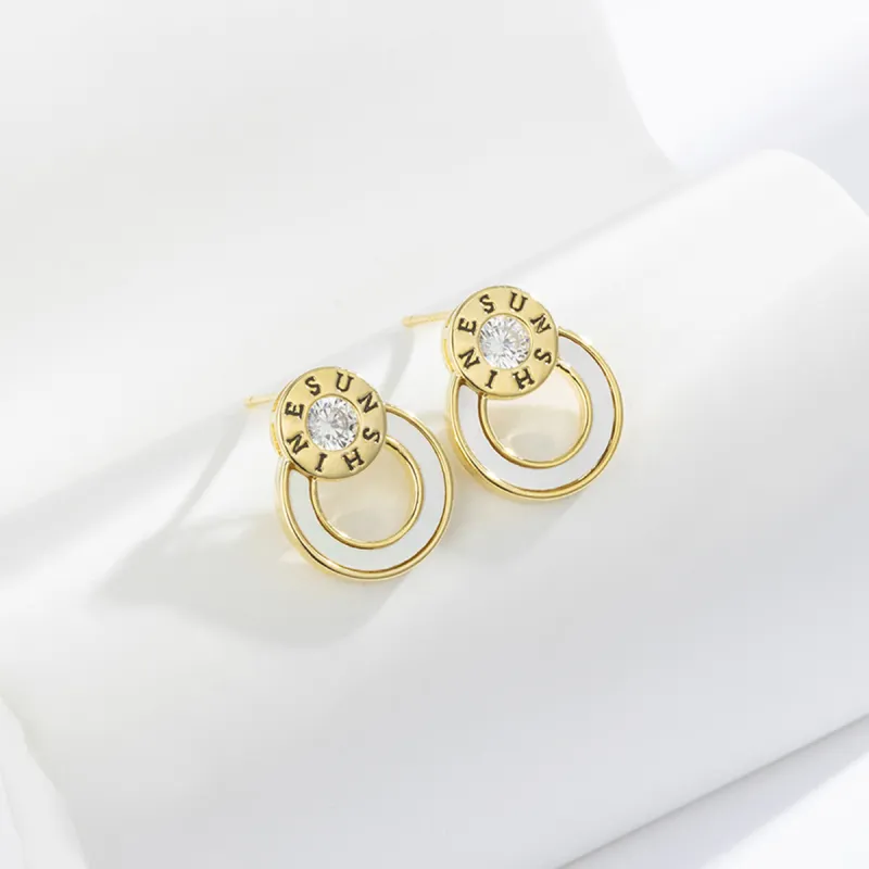 VAN GOGH Copper Earrings Women's Gold-4