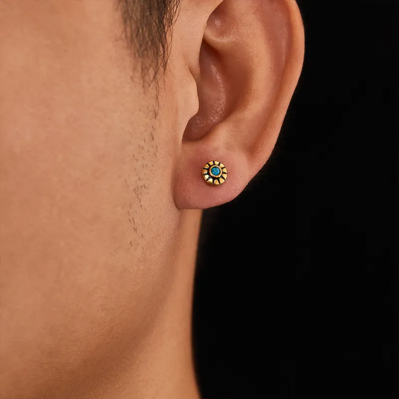 VAN GOGH Stainless Steel Stud Earrings Unisex-4