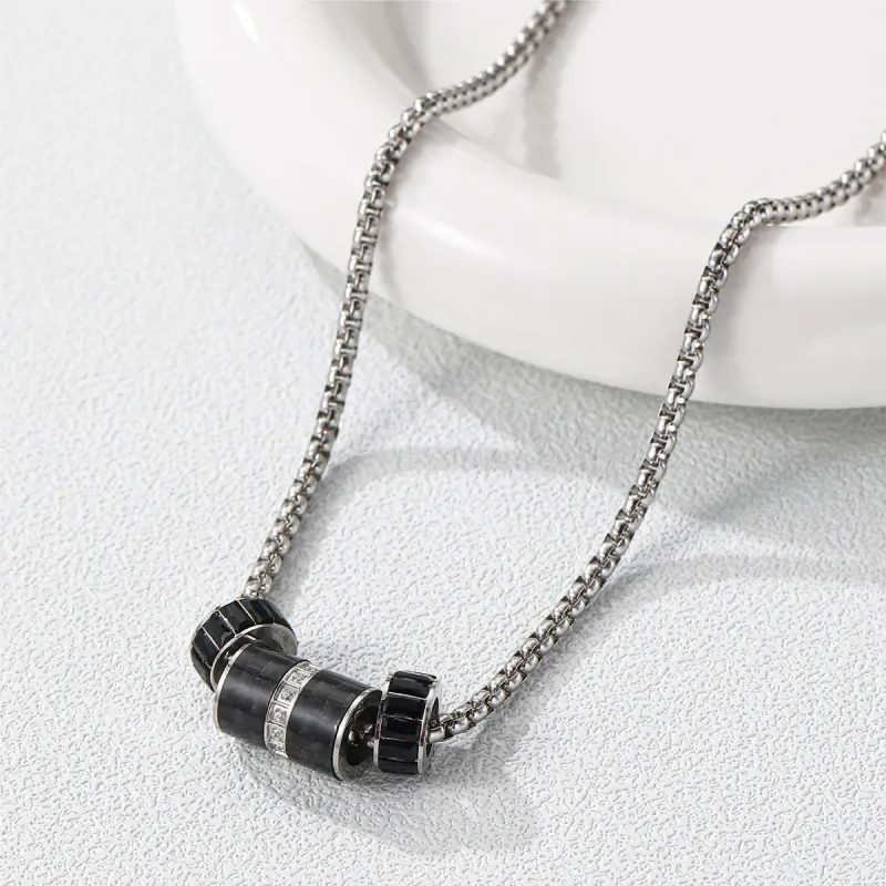 WEST ISLAND Titanium Steel Necklaces Unisex-4