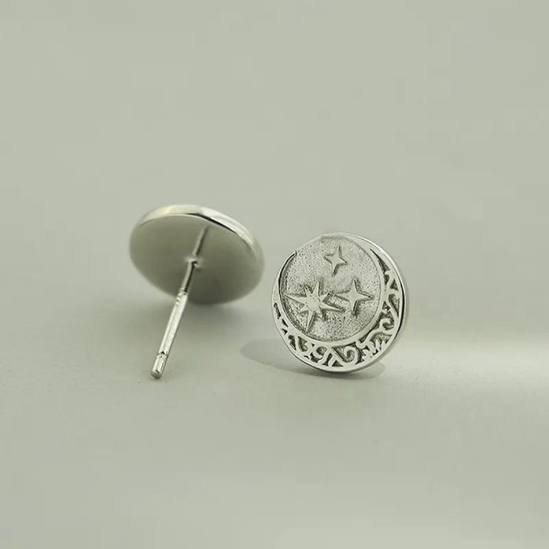 VAN GOGH Copper Stud Earrings Unisex-7